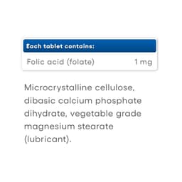 Natural Factors - Folic Acid - 90 Tabs