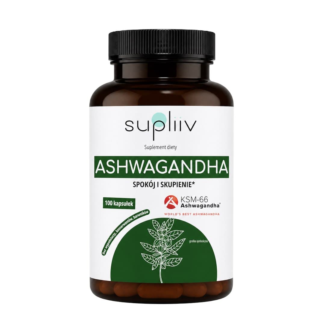 Supliiv - Ashwagandha - 100 Caps – Supliiv förpackning