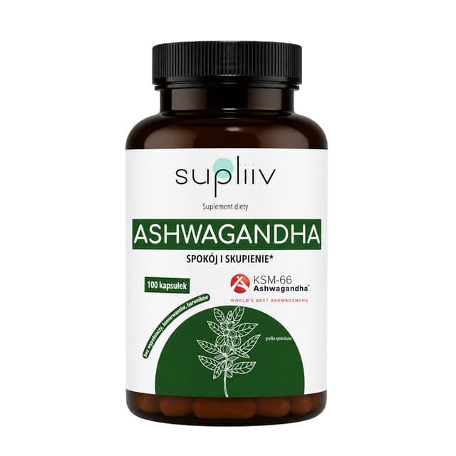 Supliiv - Ashwagandha - 100 kapsler – Supliiv