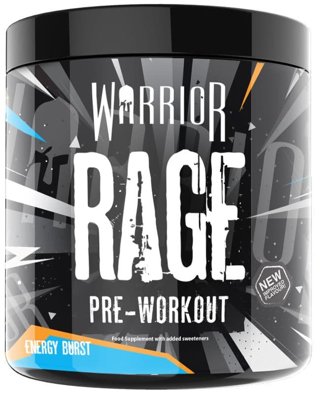 Warrior - Rage Pre-Workout - 392g – Warrior förpackning