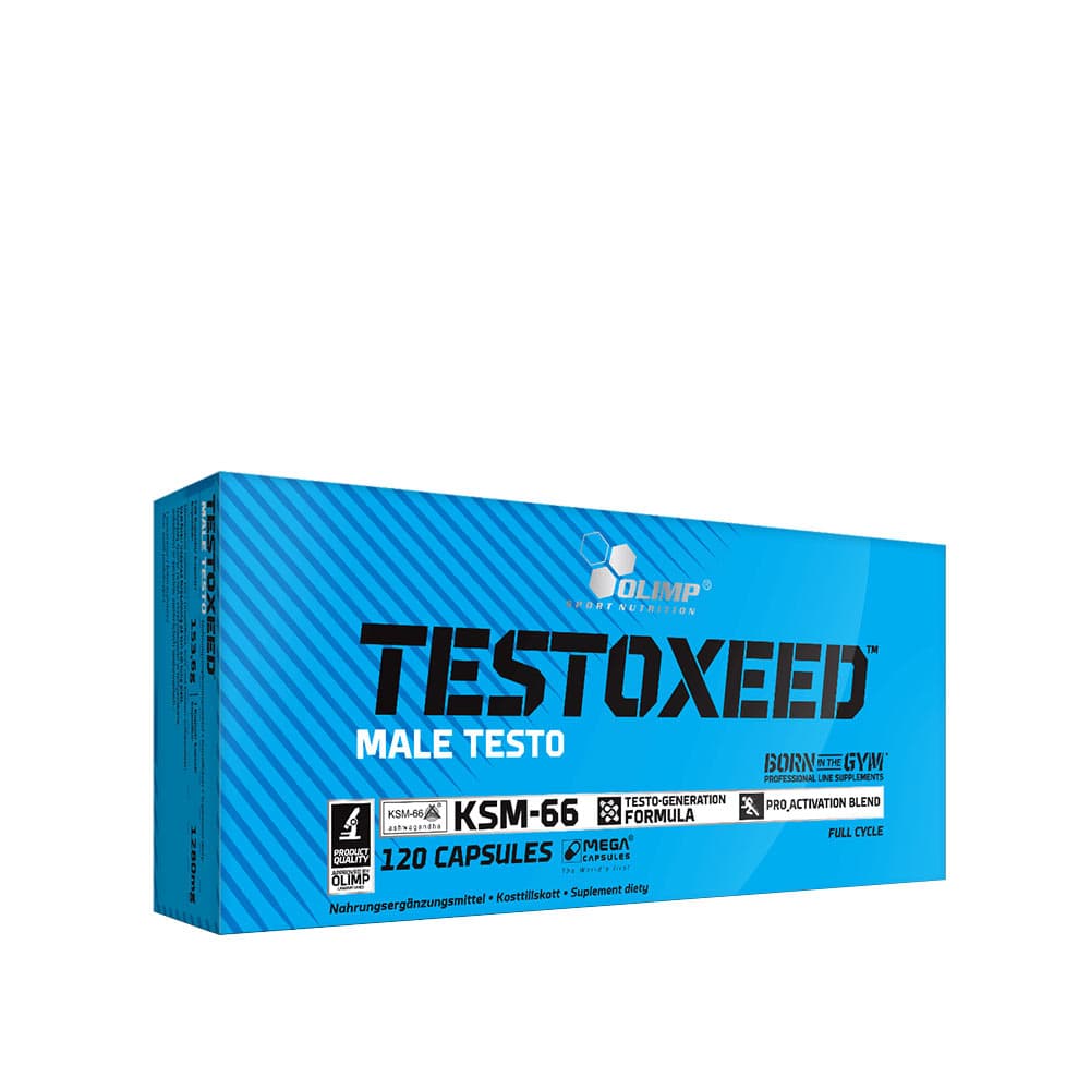 Olimp Labs - Olimp Sport Testoxeed Mega Caps - 120 Caps – Olimp Labs förpackning