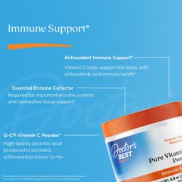 Doctor's Best - Pure Vitamin C Powder With Quali-C - 250g