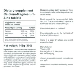 Vitaking - Calcium + Magnesium + Zinc - 100 Tabs