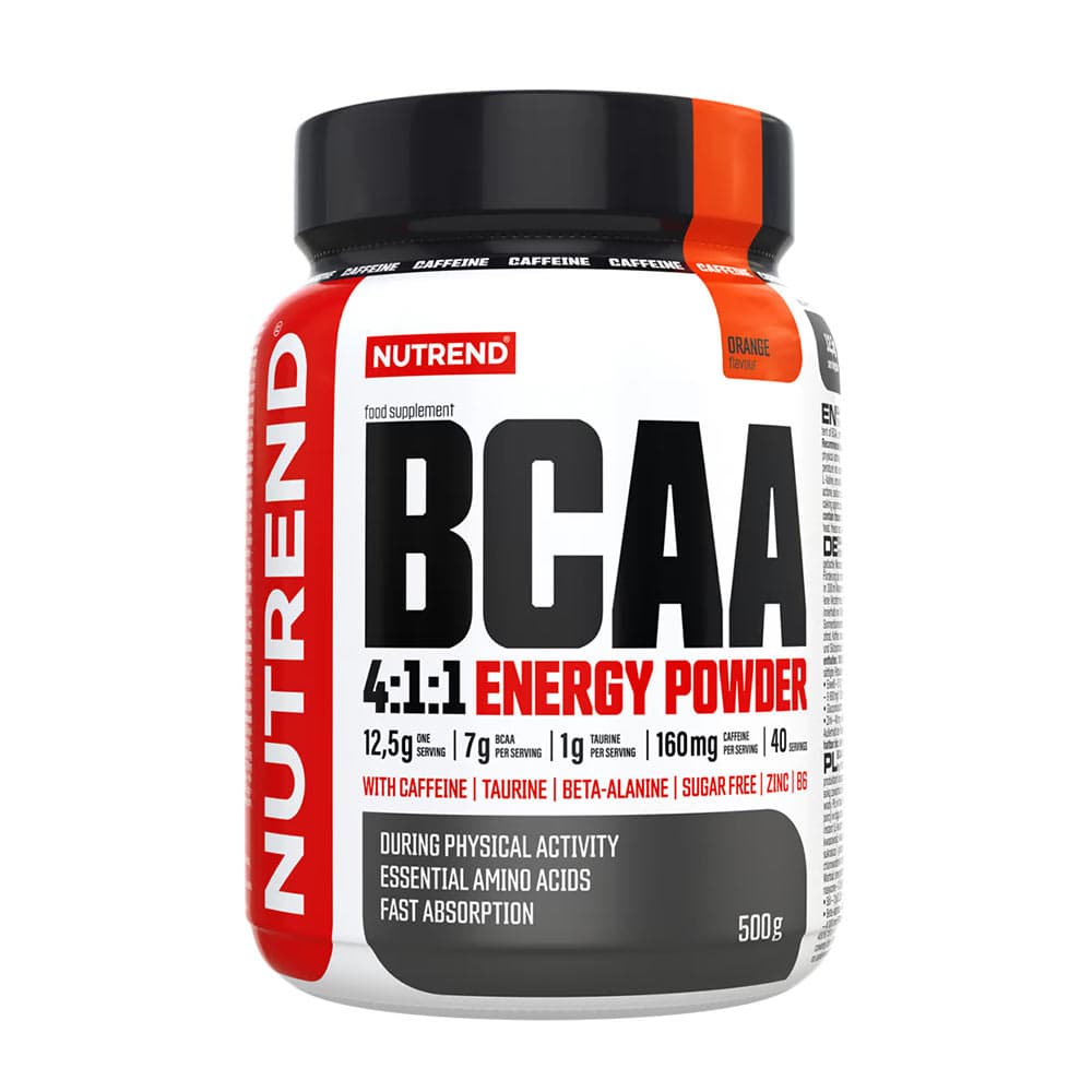 Nutrend - BCAA 4:1:1 Energy Powder – Nutrend förpackning