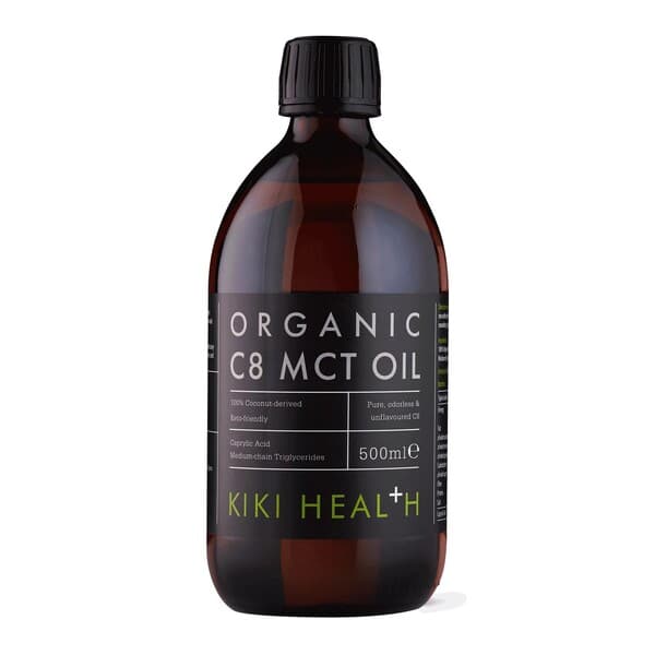 Kiki Health - C8 MCT Oil - 500ml – Kiki Health förpackning