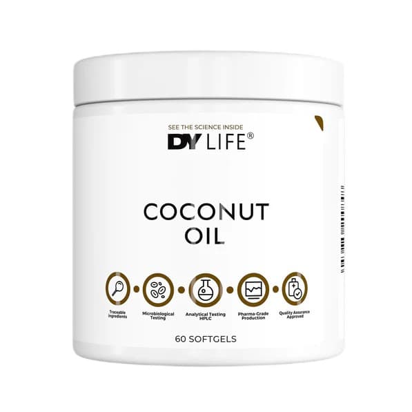 DY LIFE - Coconut Oil - 60 softgels – DY LIFE förpackning