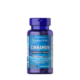 Puritan's Pride - Kanel med Høj Potent Chromium - 60 Rapid Release Kapsler