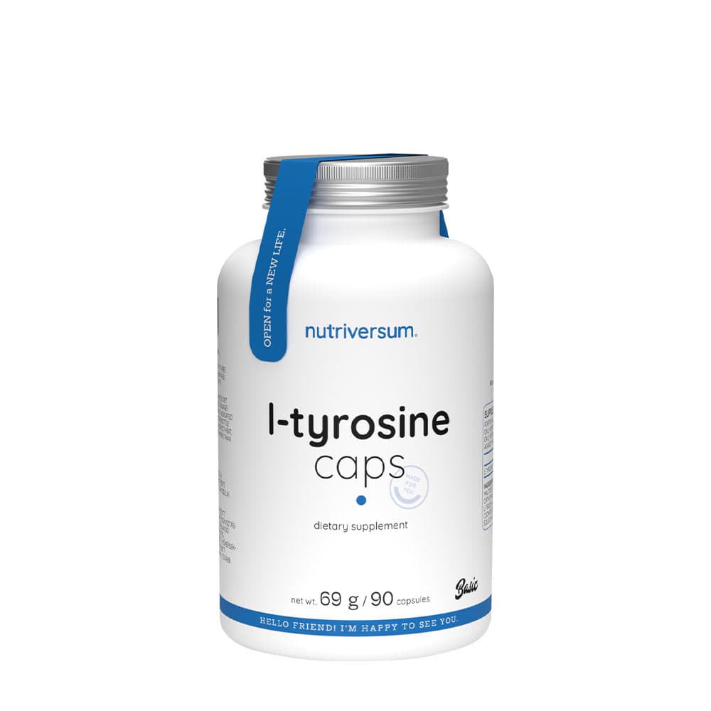 Nutriversum - L-Tyrosine - 69g / 90 Caps – Nutriversum förpackning