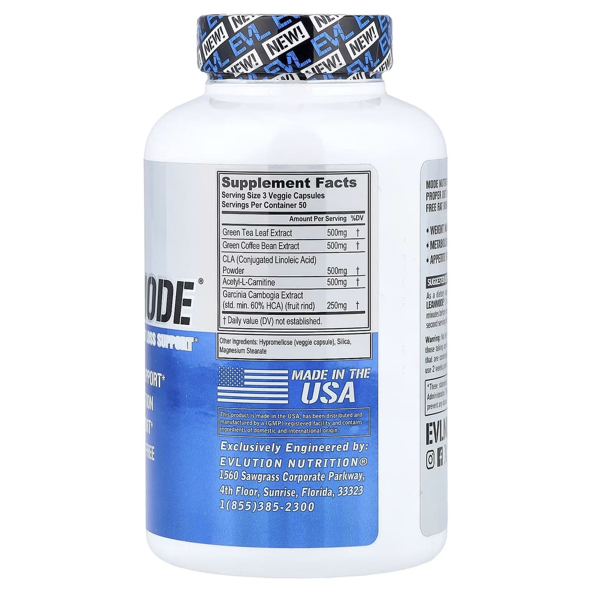 EVLution Nutrition - Lean Mode Caps - 150 Vcaps