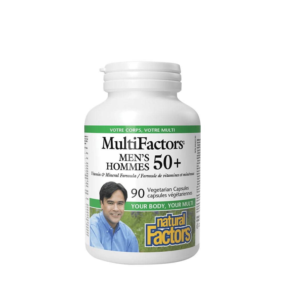 Natural Factors - Men’S 50+ Multifactors - 90 Caps