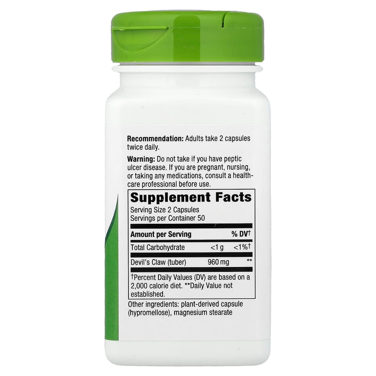 Nature'S Way - Devil'S Claw Secondary Root - 100 Caps