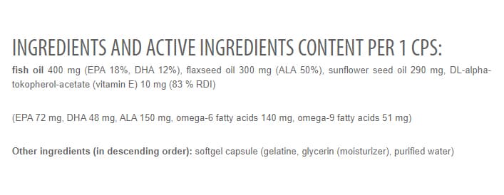 Extrifit Omega 3-6-9 - 100 Capsules