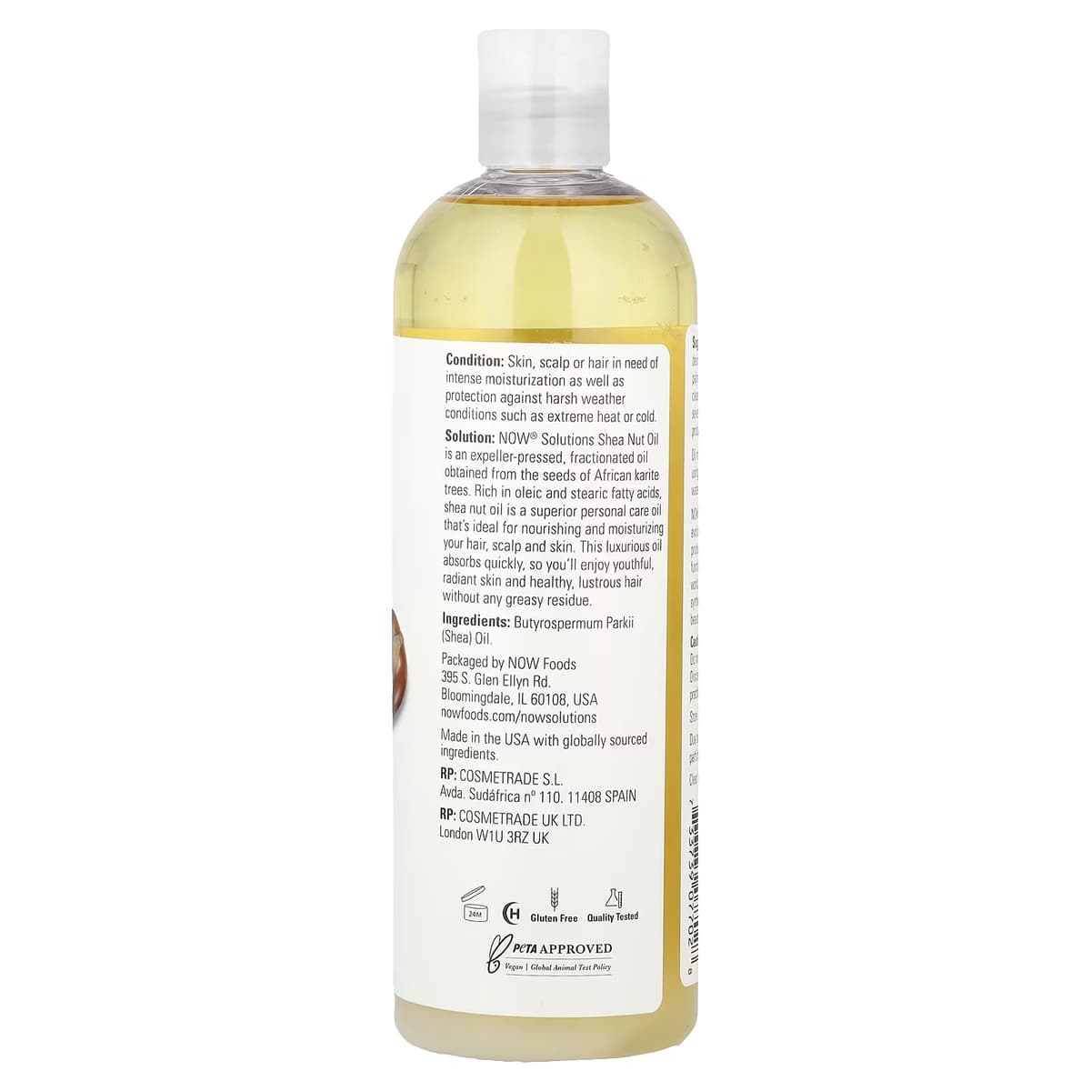 NOW Foods - Shea Nut Oil - 473ml