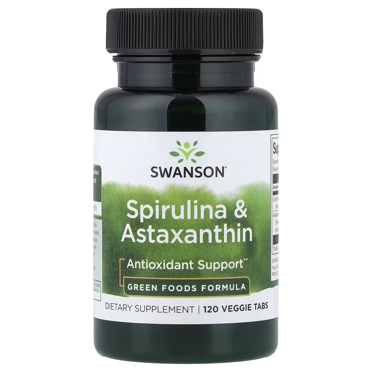 Swanson - Spirulina & Astaxanthin - 120 Veggie Tabs
