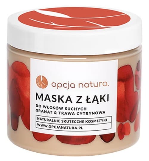 Opcja Natura - Hair Mask For Dry Hair - 200ml – Opcja Natura förpackning