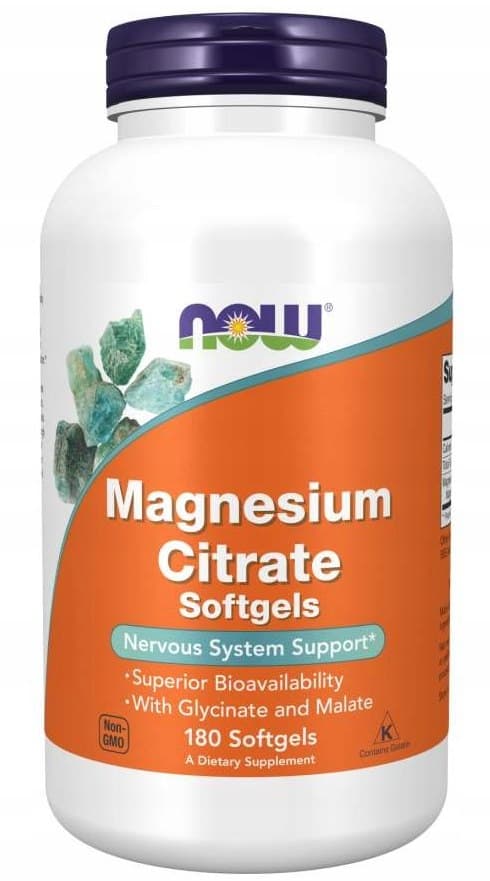 Now Foods - Magnesiumcitrat 180 Sgels