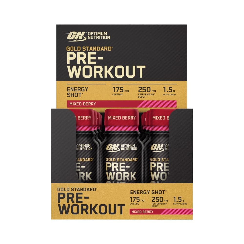 Optimum Nutrition Gold Standard Pre-Workout Shot – Optimum Nutrition emballage
