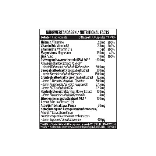MST - Citronmelissextrakt, tiamin och vitamin B12 - 90 kapslar