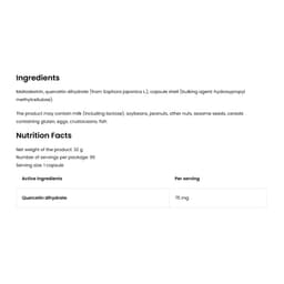 Ostrovit - Quercetin - 90 Vcaps