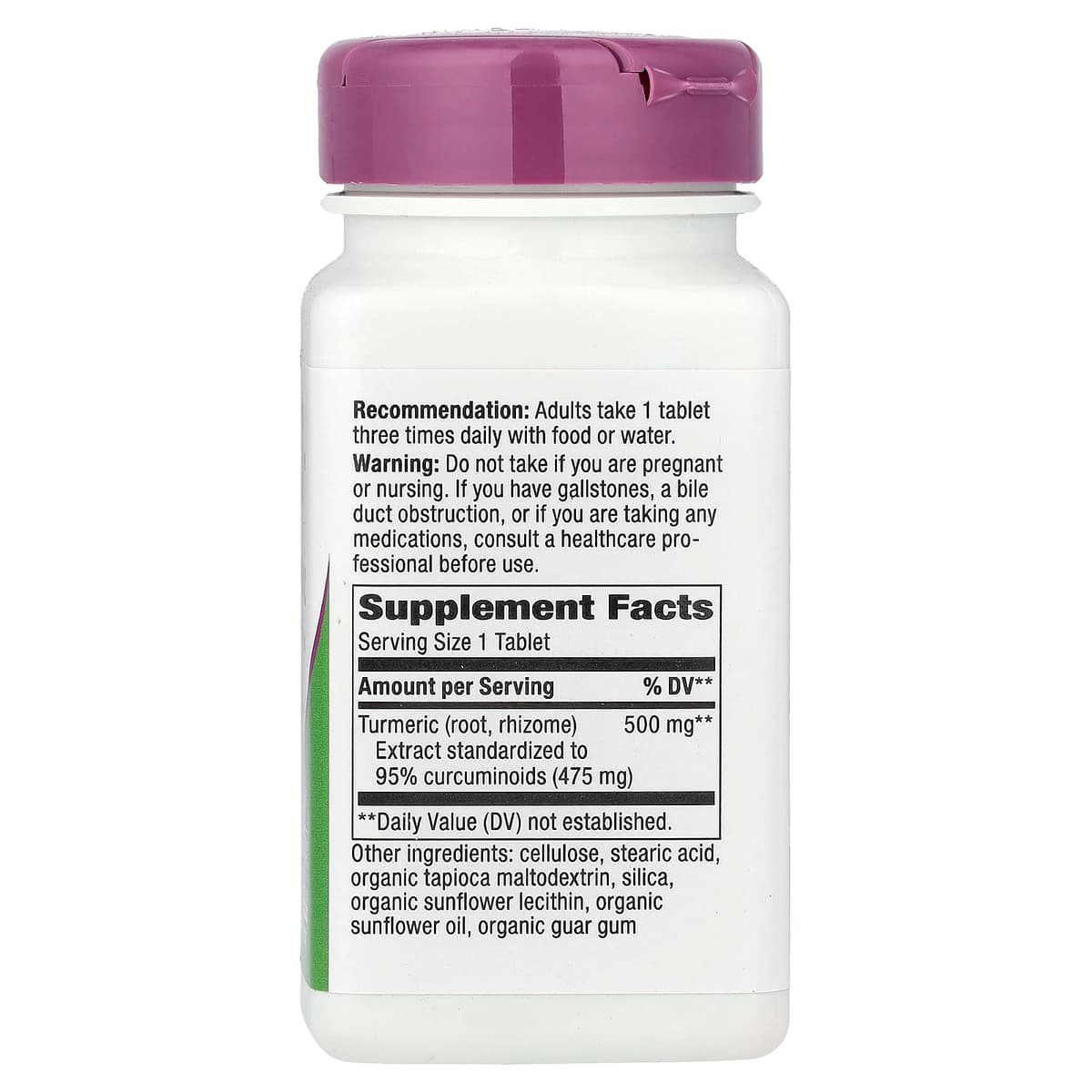 Nature'S Way - Gurkemeja Premium Ekstrakt - 60 Veganske Tabletter