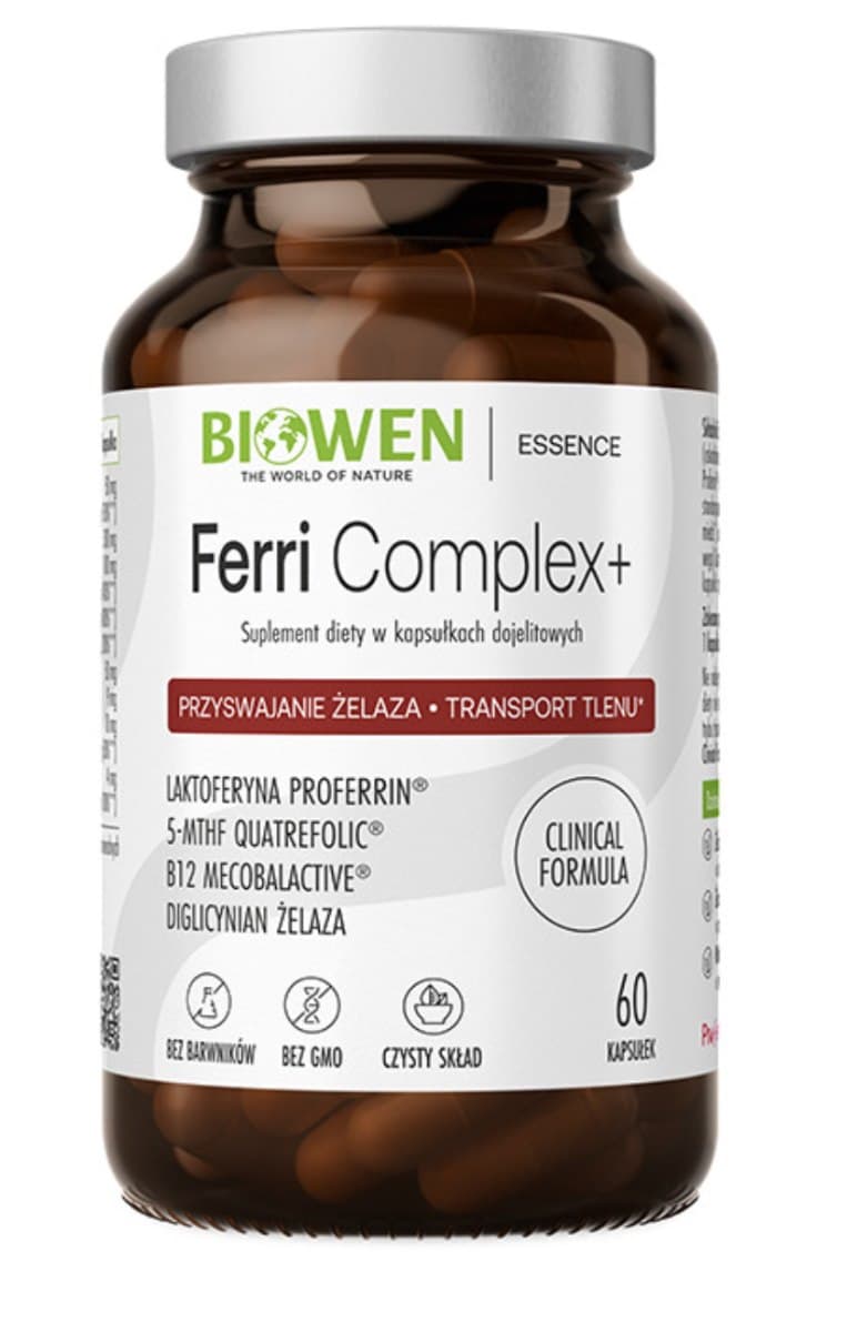 Biowen - Ferri Complex+ - 60 Caps – Biowen förpackning
