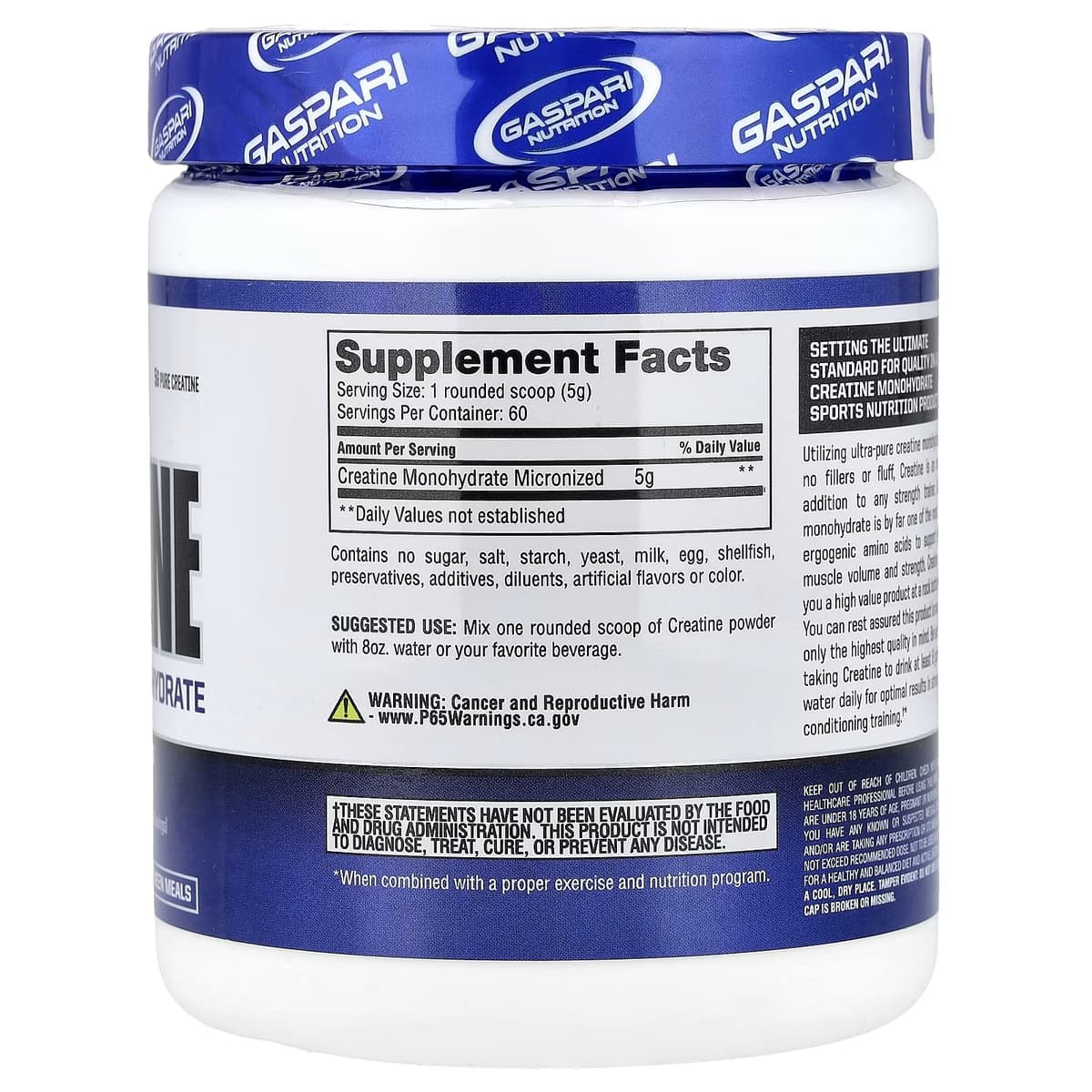 Gaspari Nutrition - Creatine - 300g