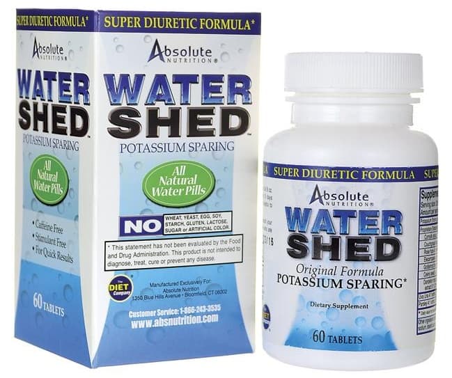 Absolute Nutrition - Water Shed - Potassium Sparing - 60 Tabs