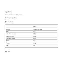Vilgain - Pakastetut banaanit - 50g