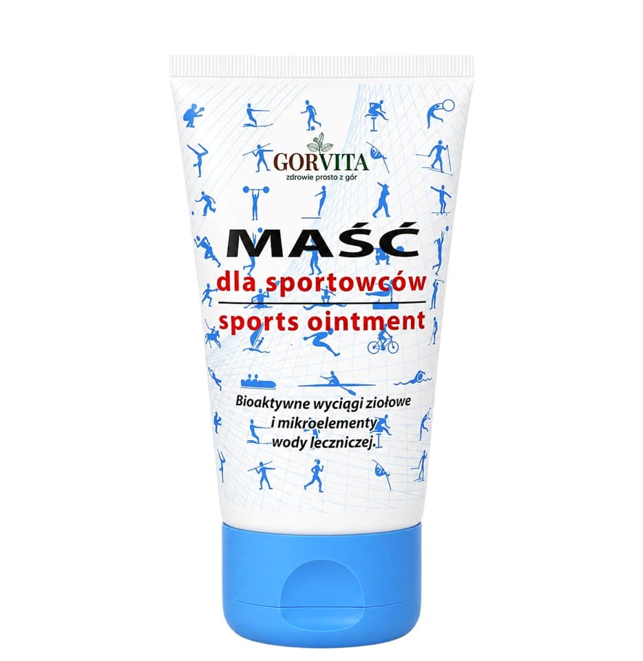 Gorvita - Sports Cream - Ointment for athletes - 150ml – Gorvita förpackning