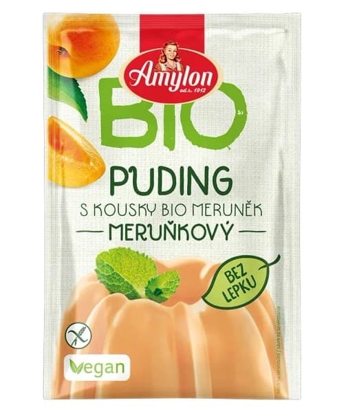 Amylon - Apricot Pudding Organic (Bio) - 40g – Amylon förpackning