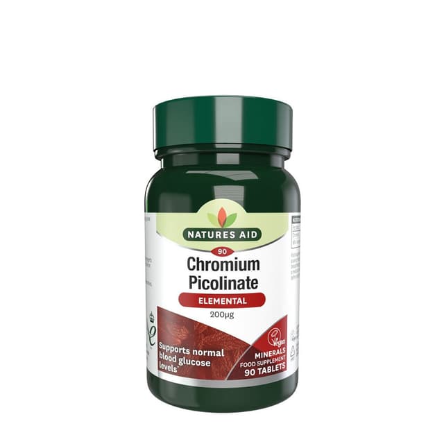 Nature's Aid - Chromium Picolinate - 90 Tabs – Nature's Aid
