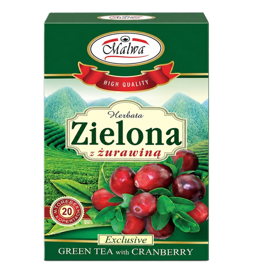 Malwa - Green Tea + Cranberry Fix 20*2g
