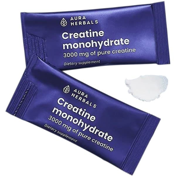 Aura Herbals - Kreatinmonohydrat - 30 breve à 3,41 g