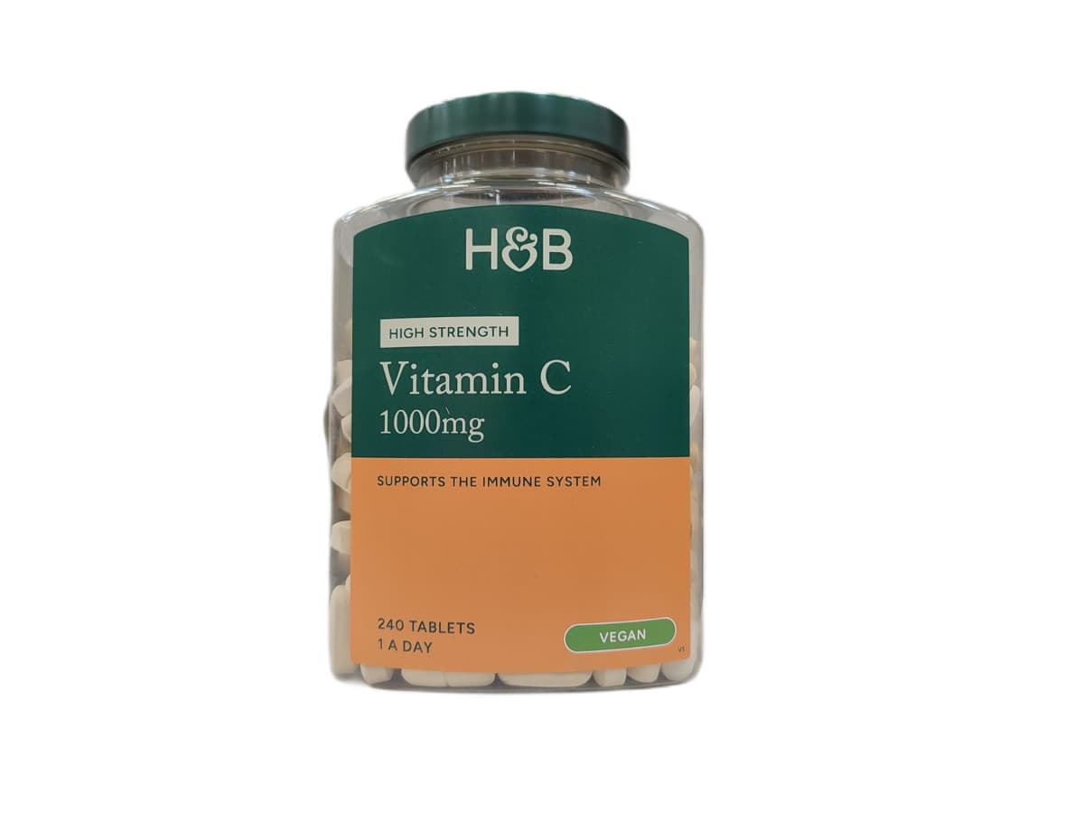 Holland & Barrett - High Strength Vitamin C, 1000mg – Holland & Barrett förpackning