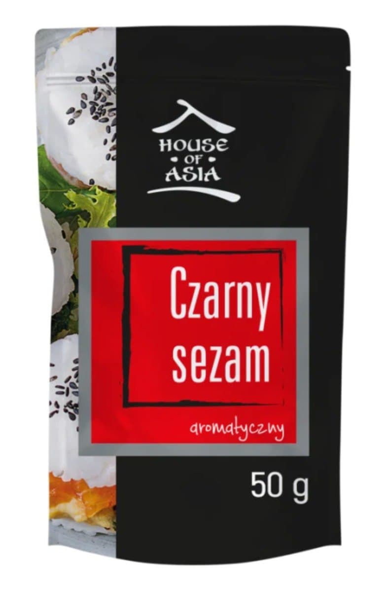 House Of Asia - Czarny sezam 50 g – house of asia förpackning