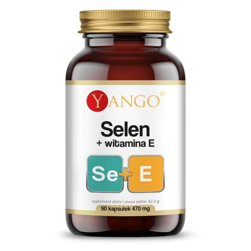 Yango - Selenium + Vitamin E - 90 Caps – Yango förpackning
