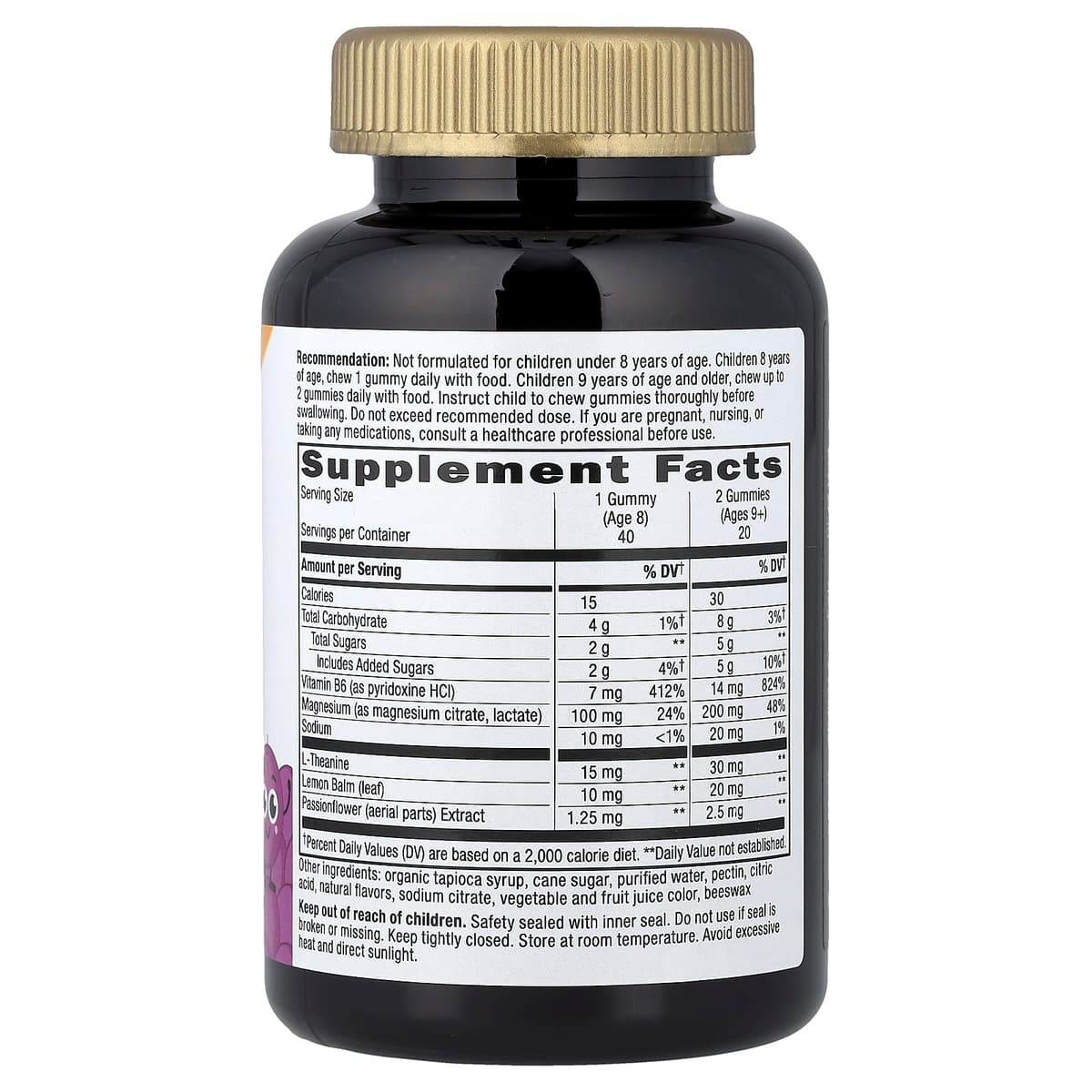 Nature'S Way - Kids Cool, Calm & Collected - 40 Gummies