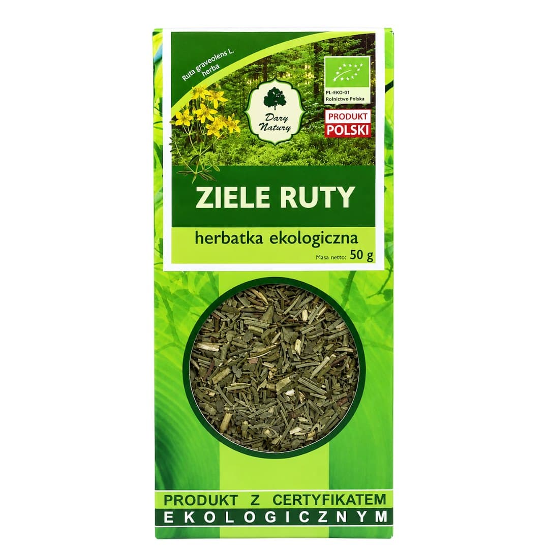 Dary Natury - Rue Herb - 50g – Dary Natury förpackning