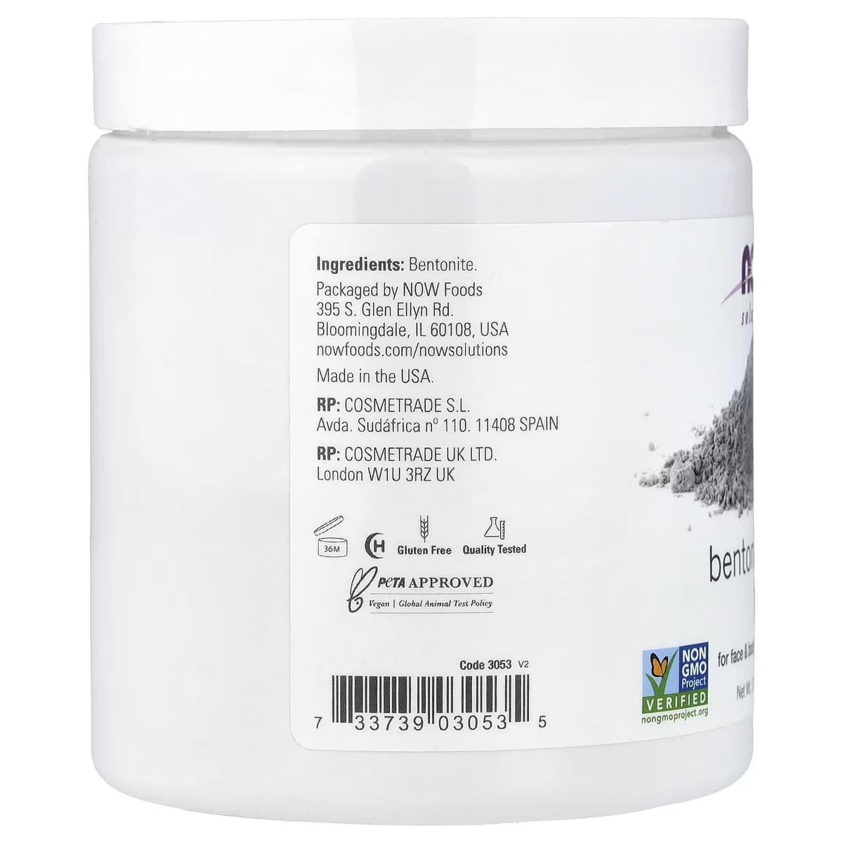 Now Foods - Bentonite Clay Powder - 312g