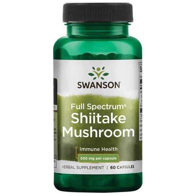 Swanson - Full Spectrum Shiitake Mushroom - 60 Caps – Swanson förpackning