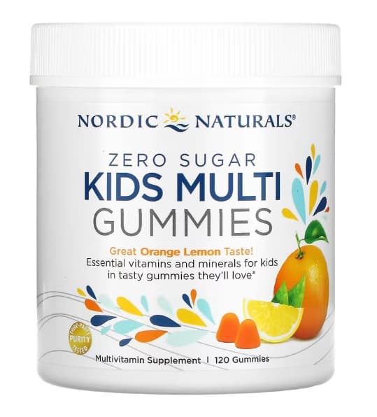 Nordic Naturals - Kids Multi Zero Sugar Orange Lemon - 120 Gummies – Nordic Naturals