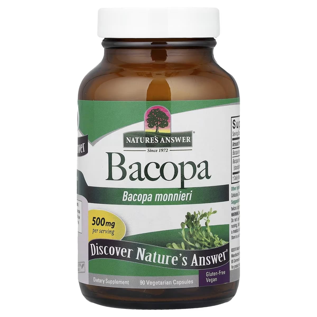 Nature's Answer - Bacopa - 90 Vcaps