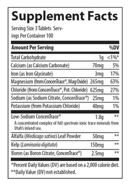 Trace Minerals Concentrace Trace Mineral Tabs - 90 Tabs