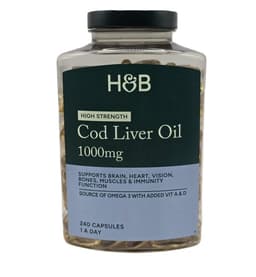 Holland & Barrett - High Strength Cod Liver Oil 1000mg