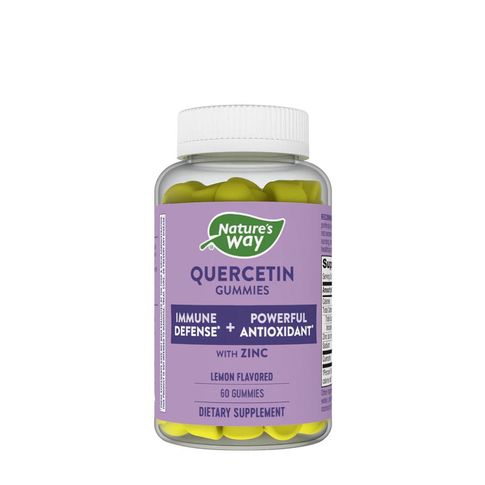 Nature'S Way - Quercetin Gummies With Zinc (Lemon - 60 Caps) – Nature's Way förpackning