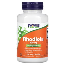 NOW Foods - Rhodiola Rosea 500mg - 120 Caps