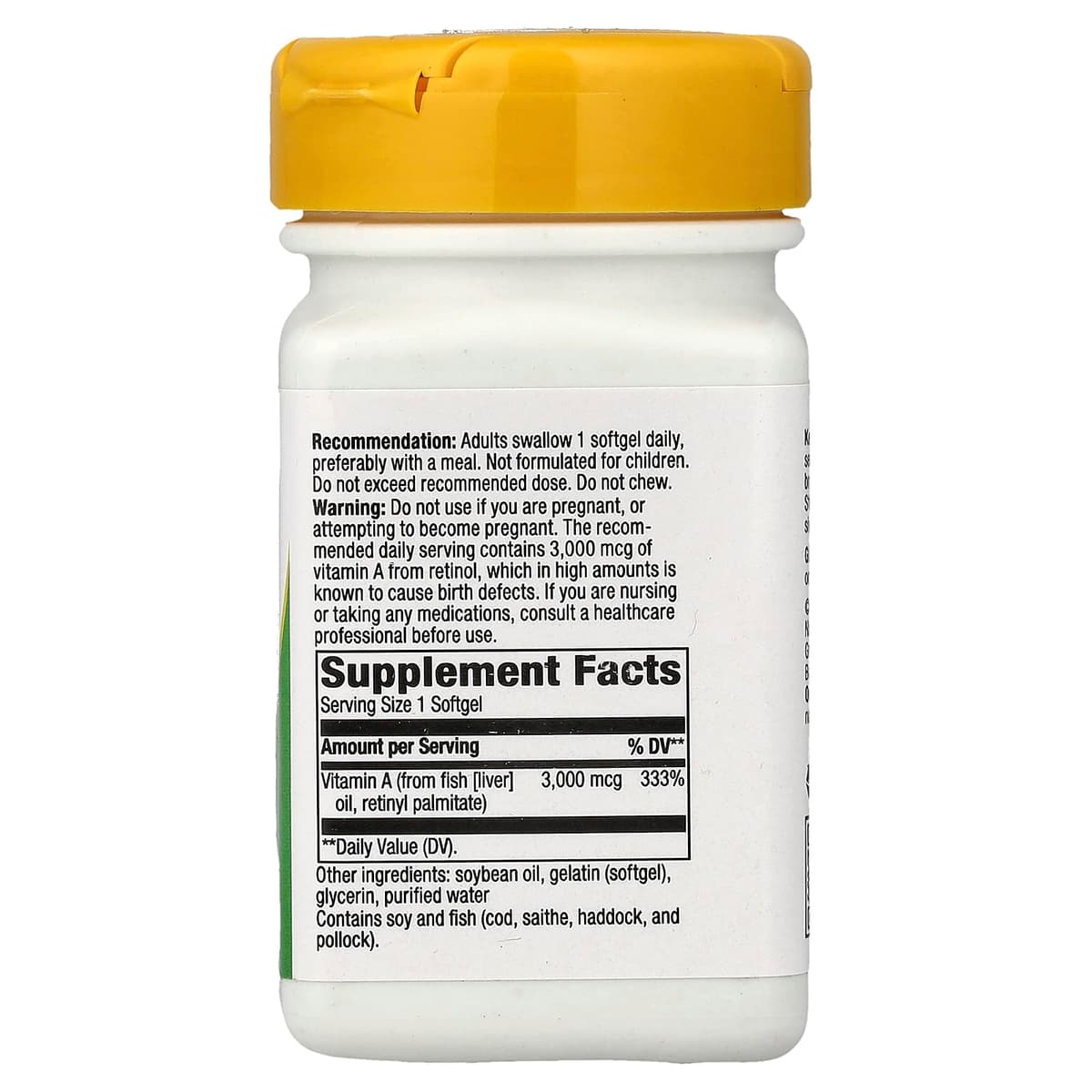 Nature's Way - Vitamin A - 100 Sgels