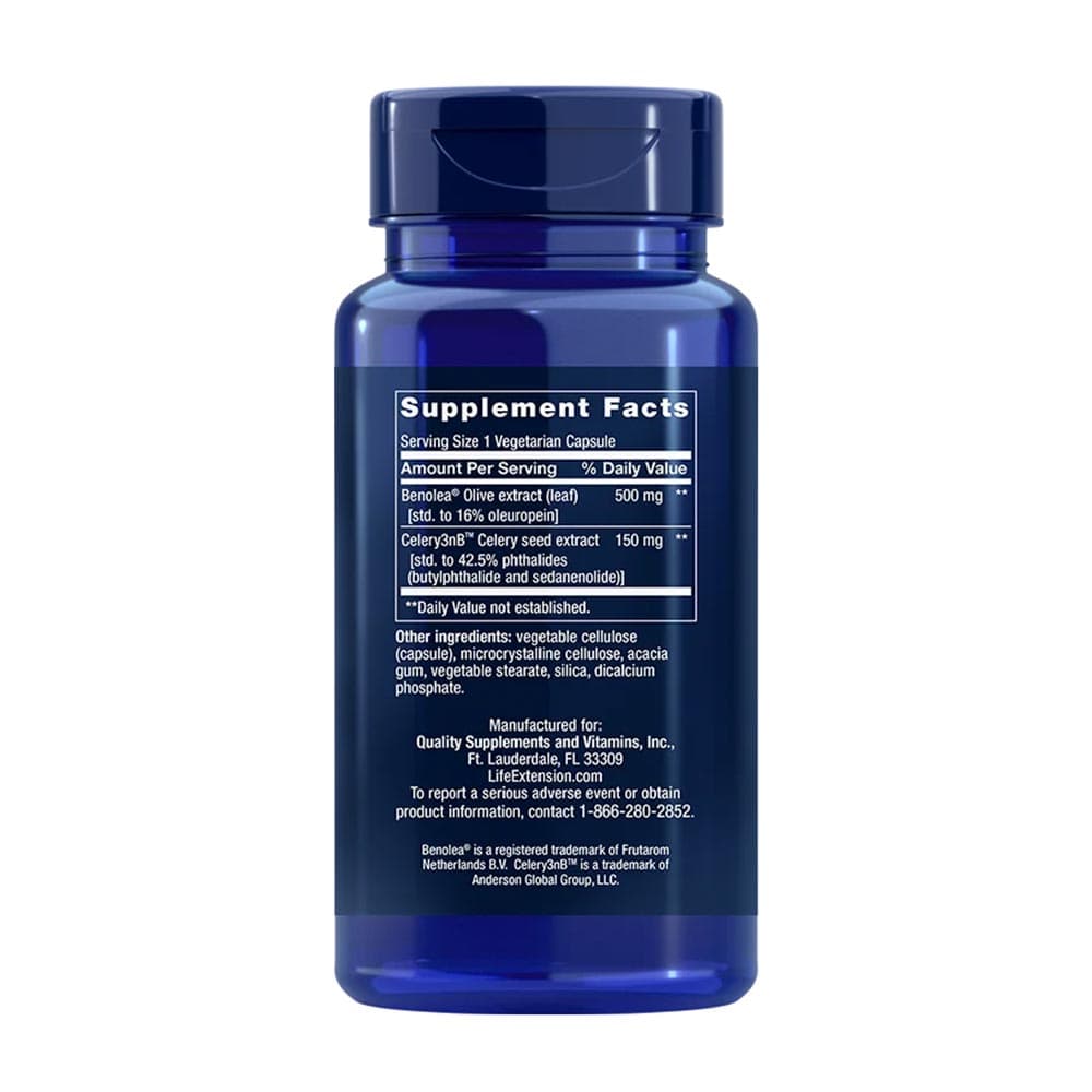 Life Extension - Advanced Olive Leaf Vascular Support with Celery Seed Extract