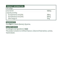 Nature's Aid - Super Strength Fish Oil - Omega-3 - 60 Sgels