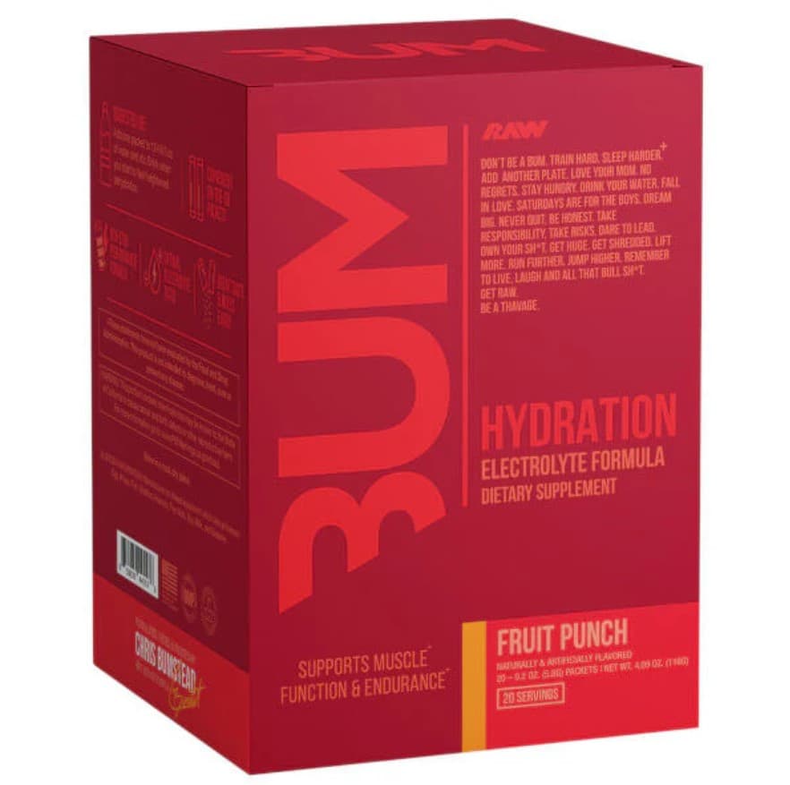 Raw Nutrition - Bum Hydration – Raw Nutrition emballage